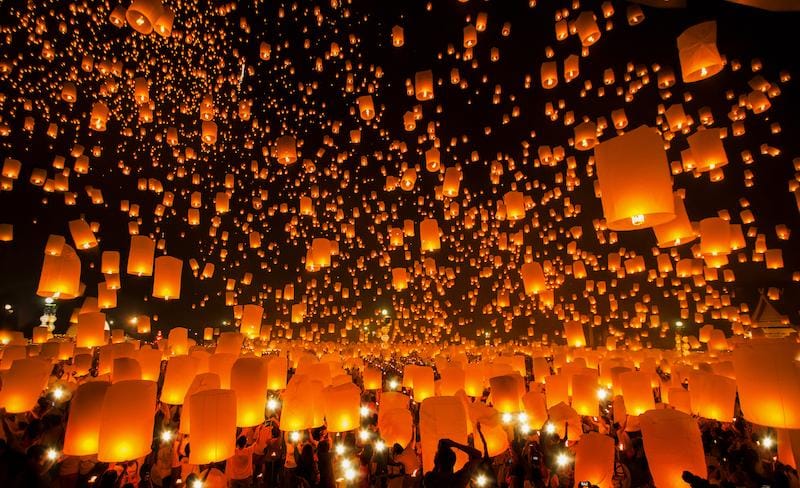 THỜI ĐIỂM LÝ TƯỞNG ĐỂ THAM GIA THẢ ĐÈN LÀ TỪ THÁNG 3 ĐẾN THÁNG 9