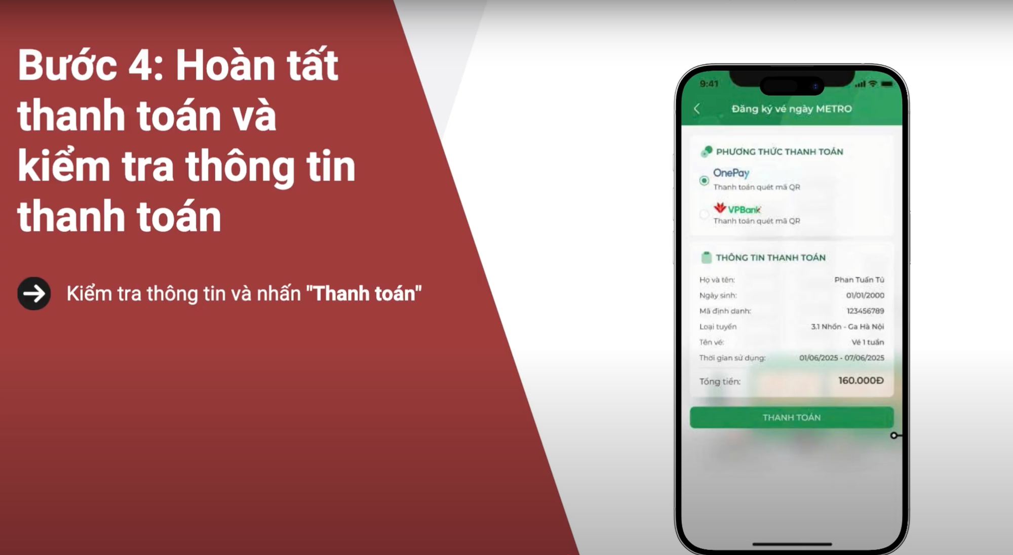 Mua vé Metro Hà Nội