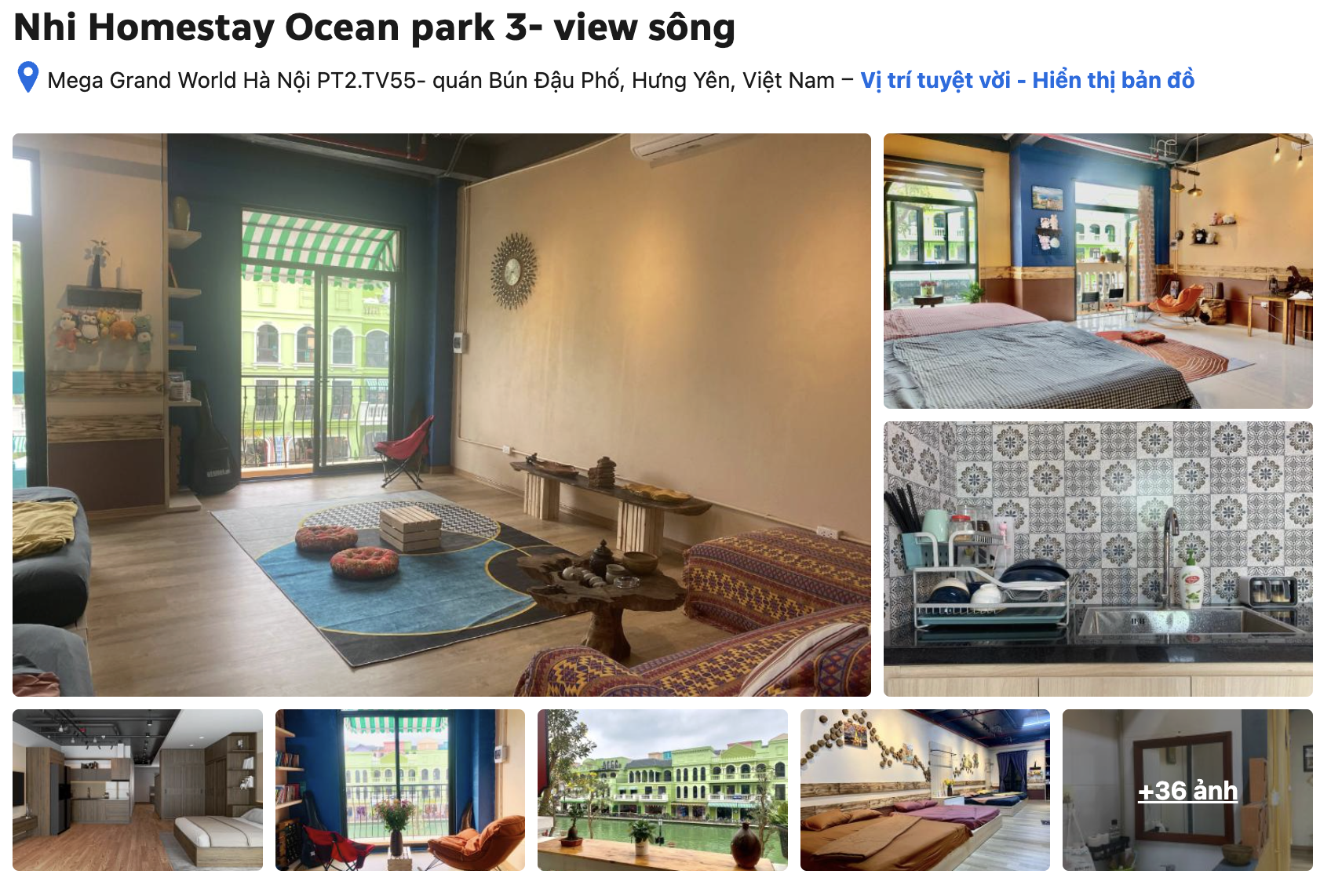 Nhi Homestay Ocean Park 3 – Homestay View sông