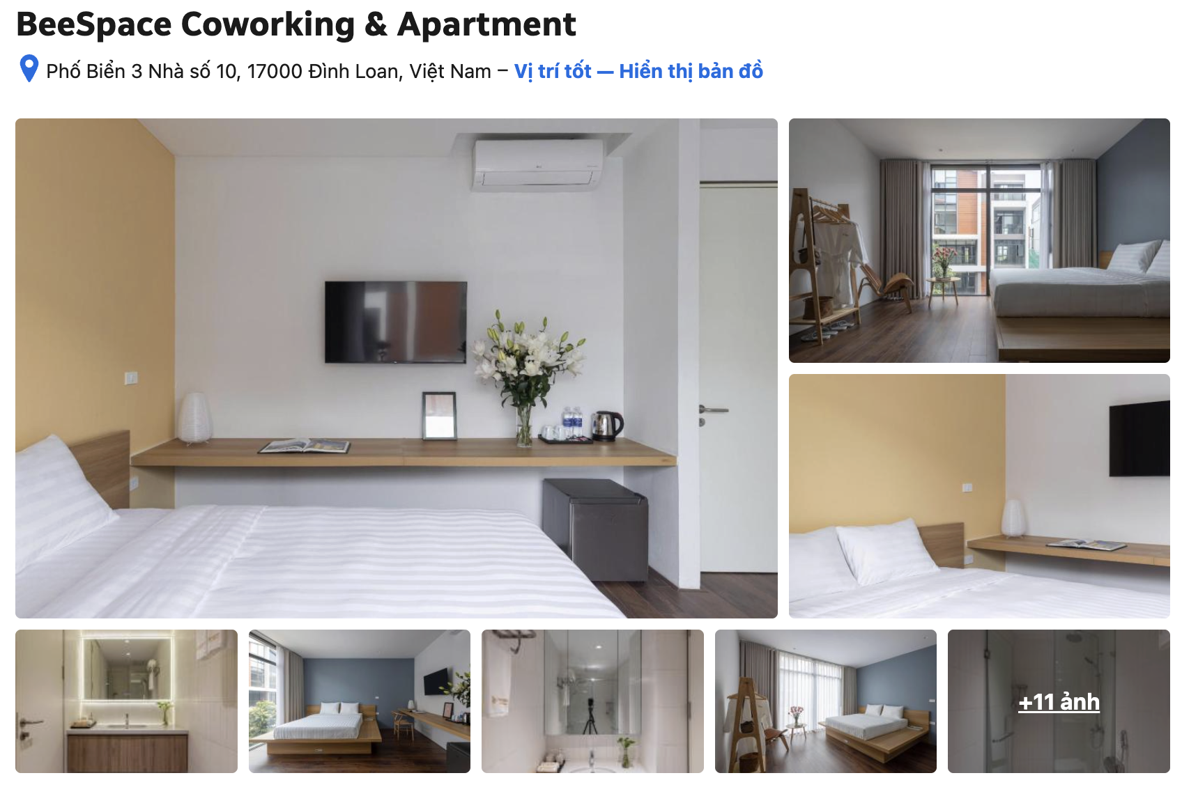 Hình phòng BeeSpace Coworking & Apartment