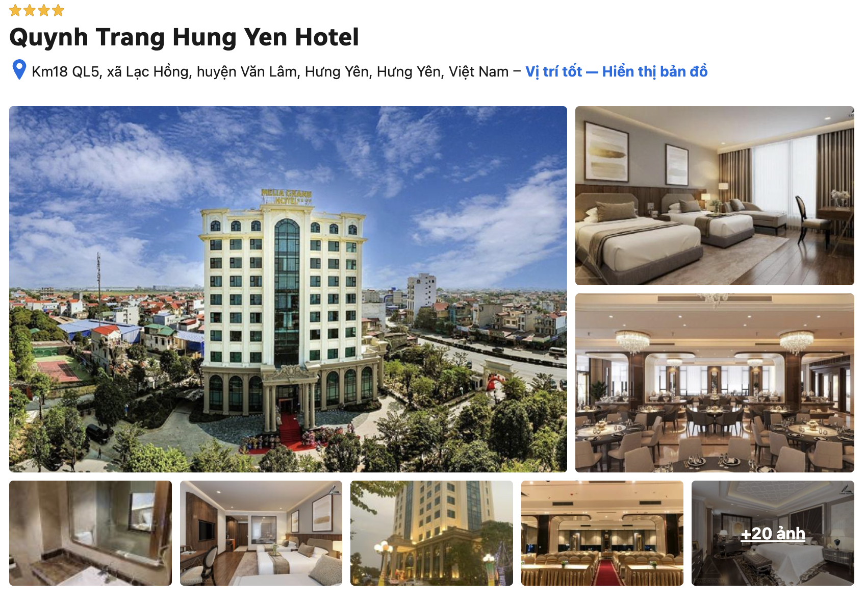 Quỳnh Trang Hung Yen Hotel 4 sao