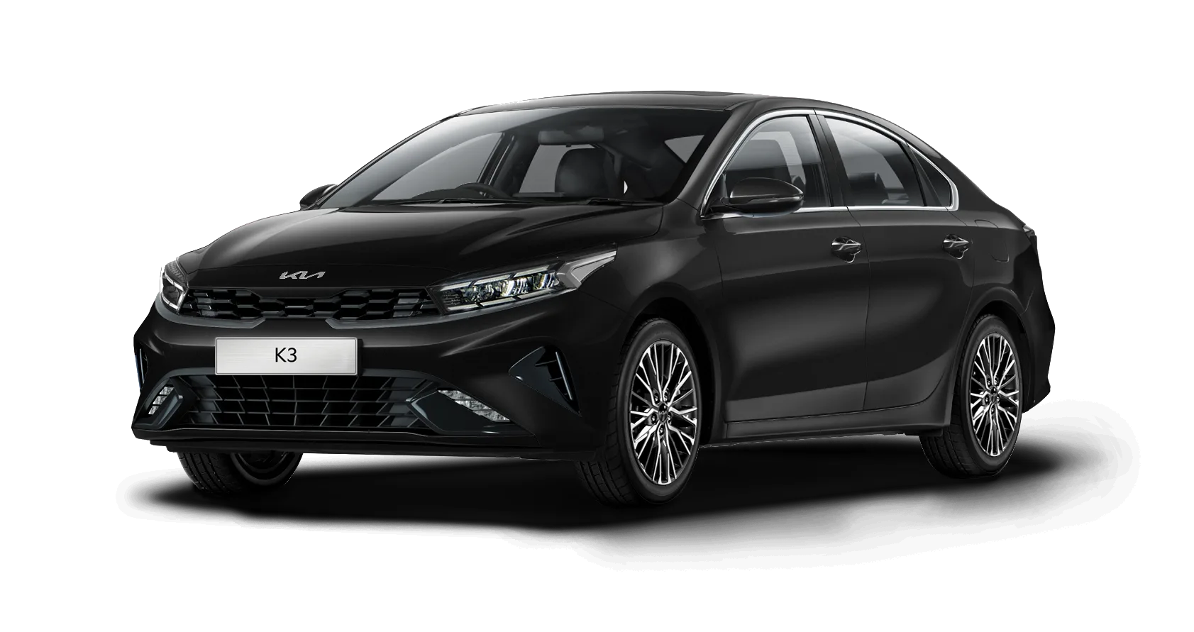 KIA K3 màu đen kiểu dáng mạnh mẽ