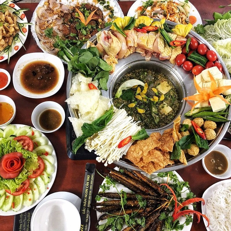 lẩu bần phù sa Cần Thơ 2025