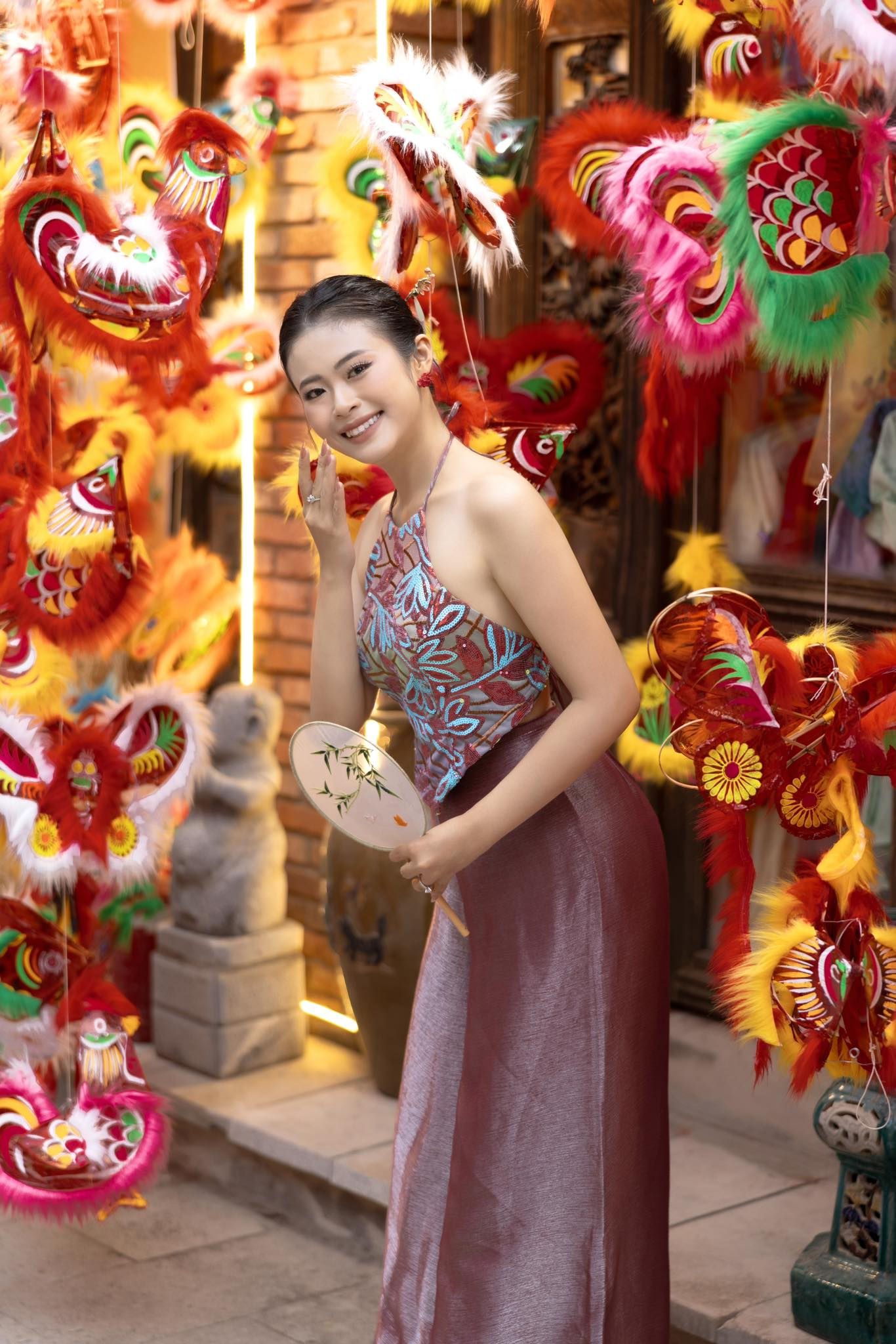 quán cà phê concept Trung thu Mộc Đình TP.HCM với lồng đèn ông sao