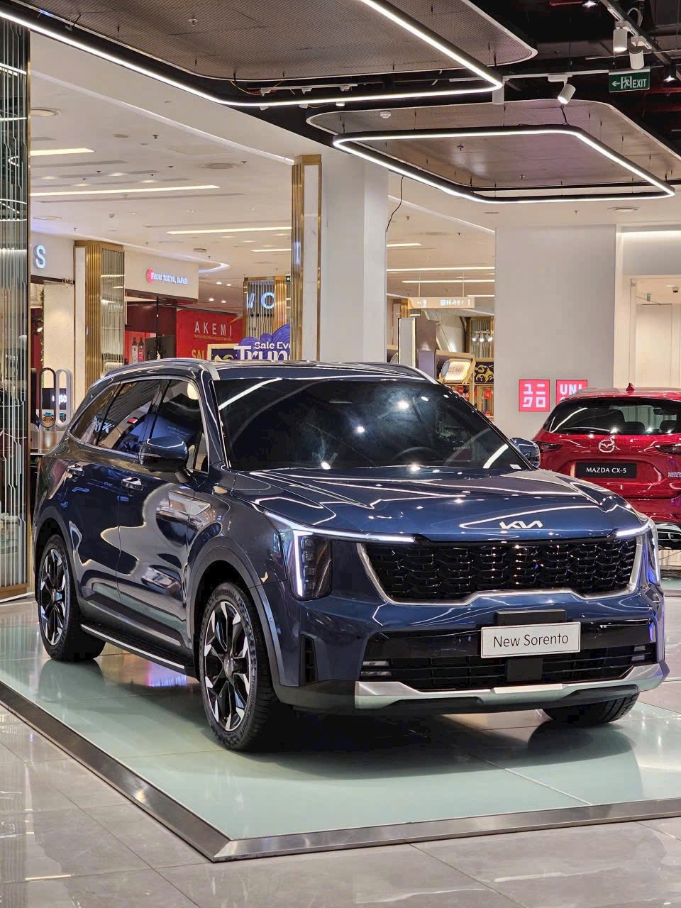 Thiết kế ngoại thất Kia Sorento 2025 facelift.