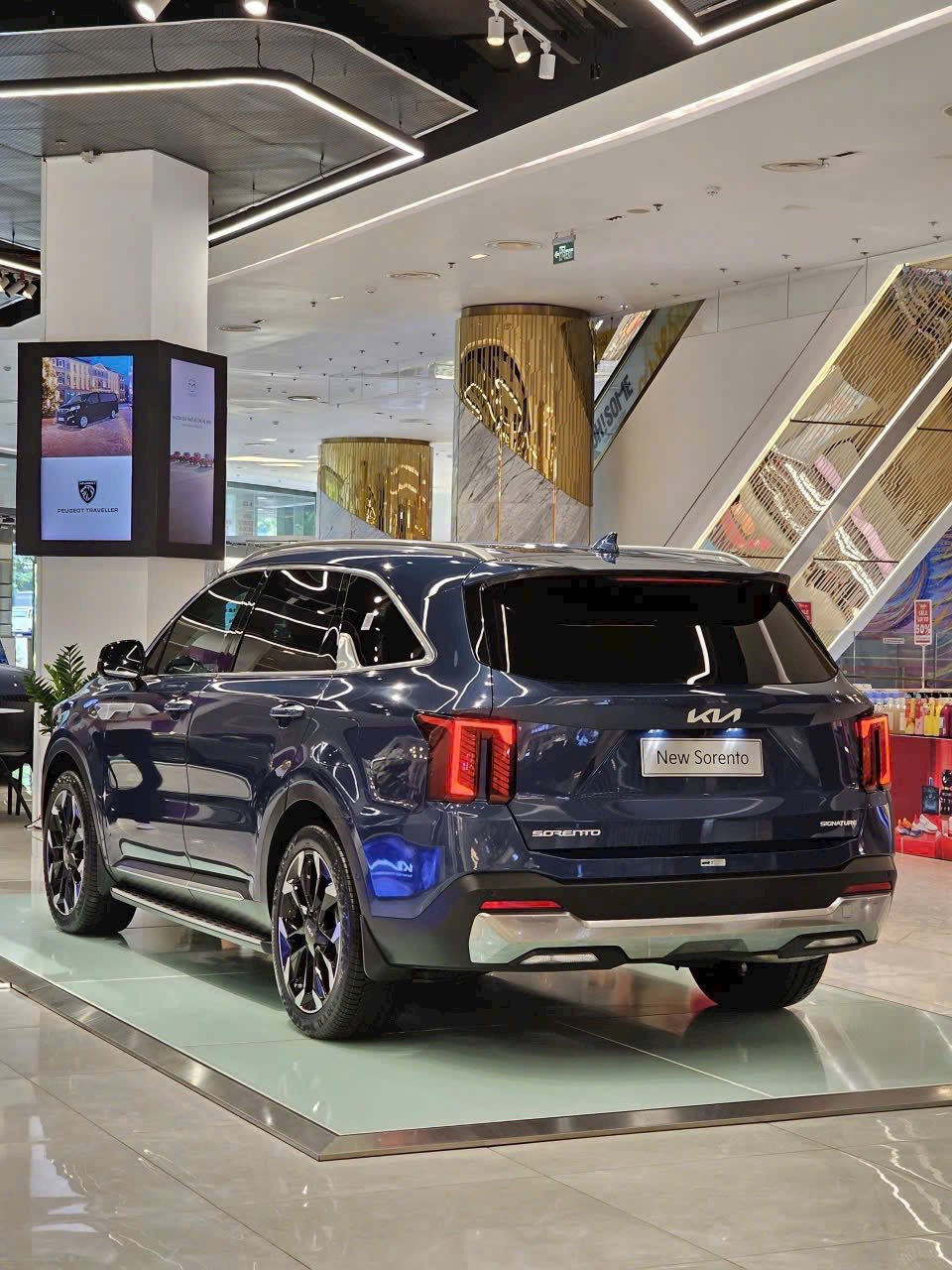 Thiết kế ngoại thất Kia Sorento 2025 facelift.