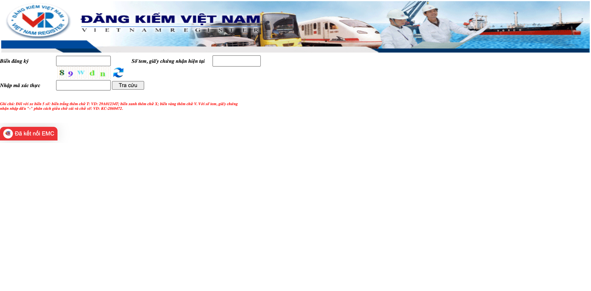 Cách Tra Cứu Phạt Nguội Tại Website Cục Đăng Kiểm Việt Nam
