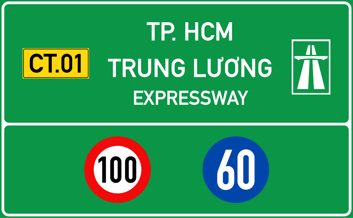 Biển lối vào cao tốc
