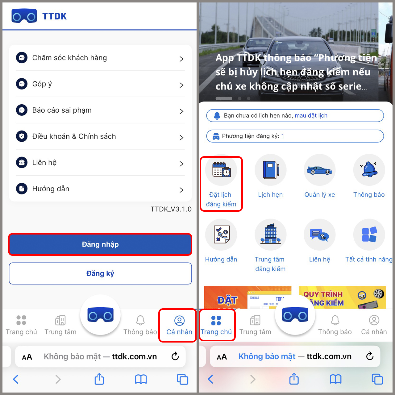 Hướng Dẫn Quy Trình Đăng Kiểm Online Với Ứng Dụng TTDK