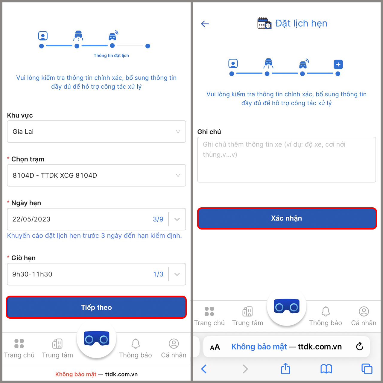 Hướng Dẫn Quy Trình Đăng Kiểm Online Với Ứng Dụng TTDK