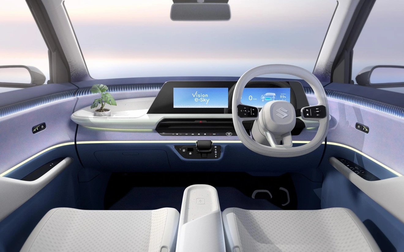Suzuki Vision e-Sky nội thất hướng tới gia đình đô thị