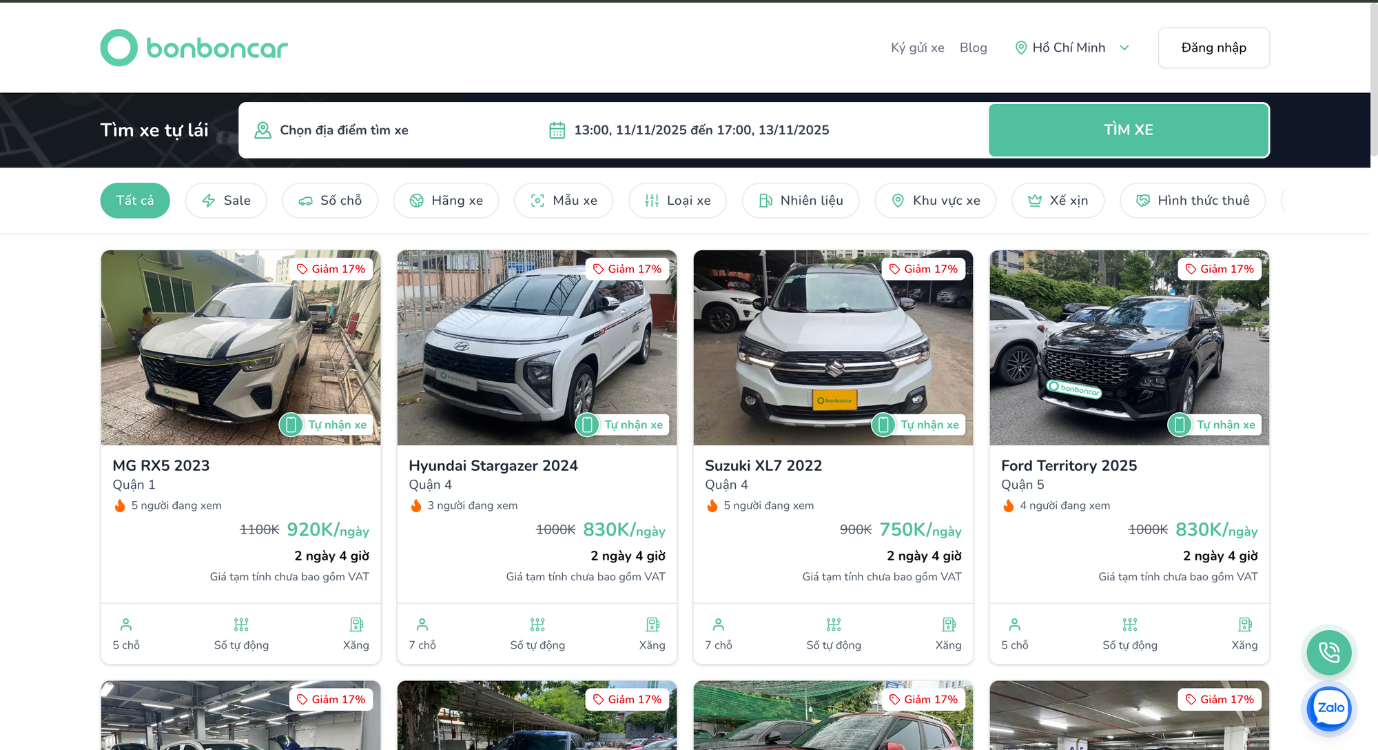 Quy Trình Thuê Xe Tự Lái Tại BonbonCar 2025