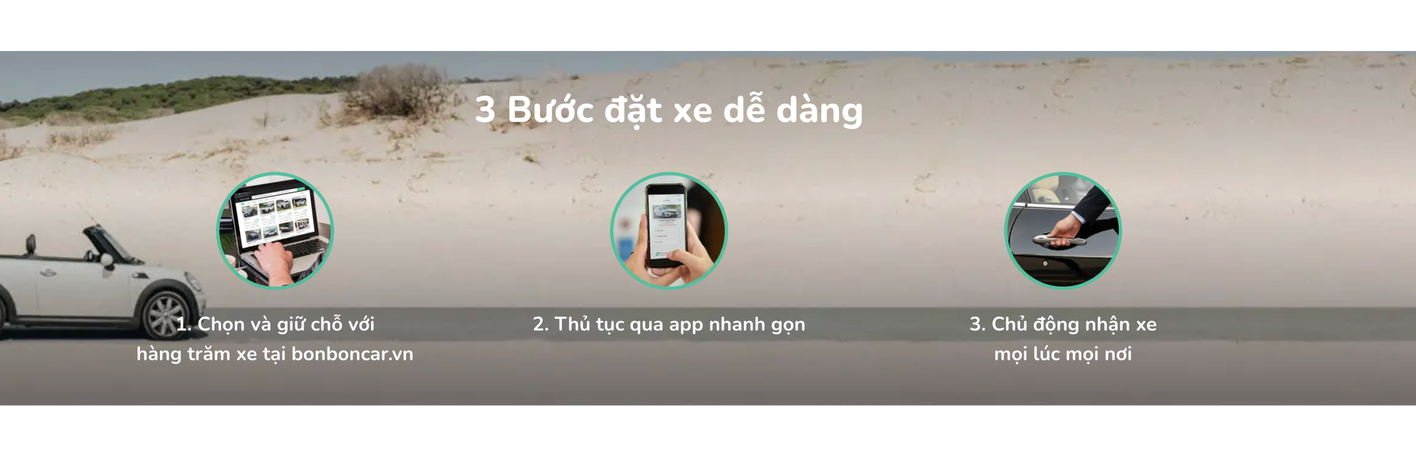 Quy trình thuê xe tự lái Khánh Hoà BonbonCar