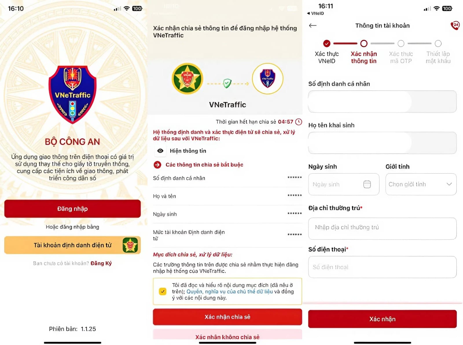 Xác thực Định danh và Liên kết Tài khoản