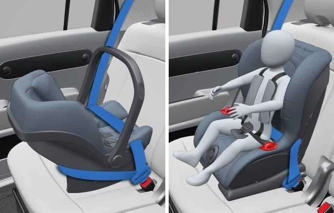 Cách lắp ghế an toàn cho trẻ