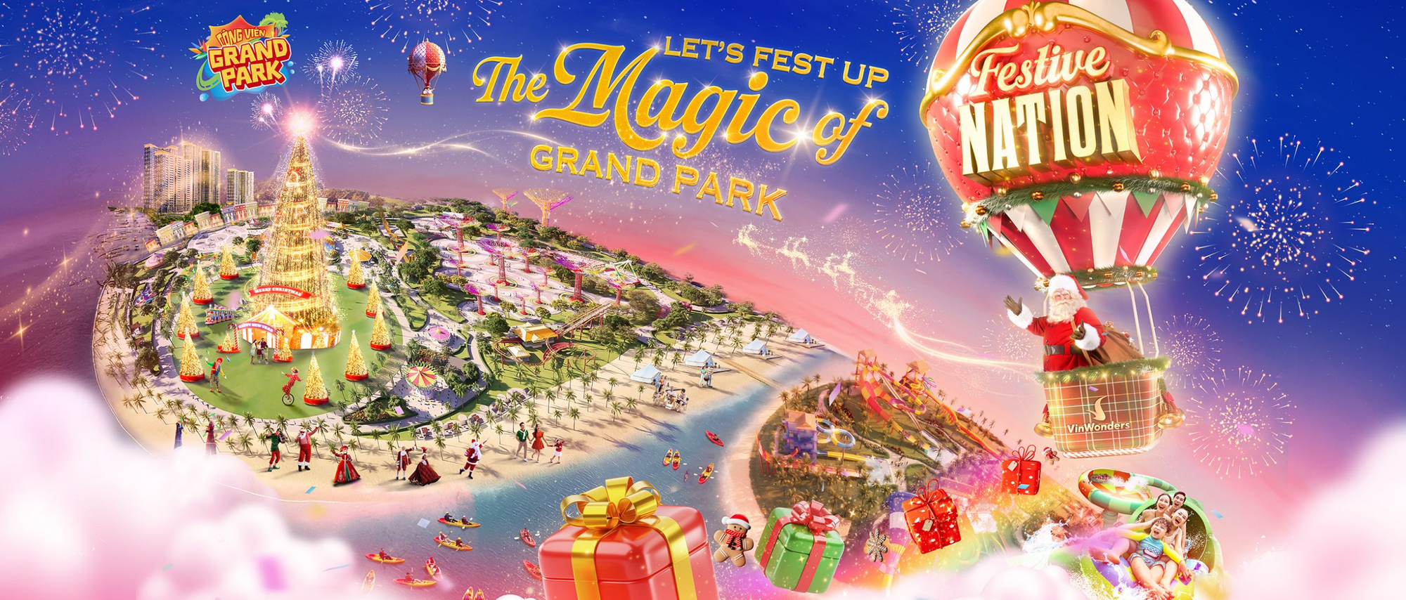 công viên grand park địa điểm đi chơi Noel Sài Gòn 2025