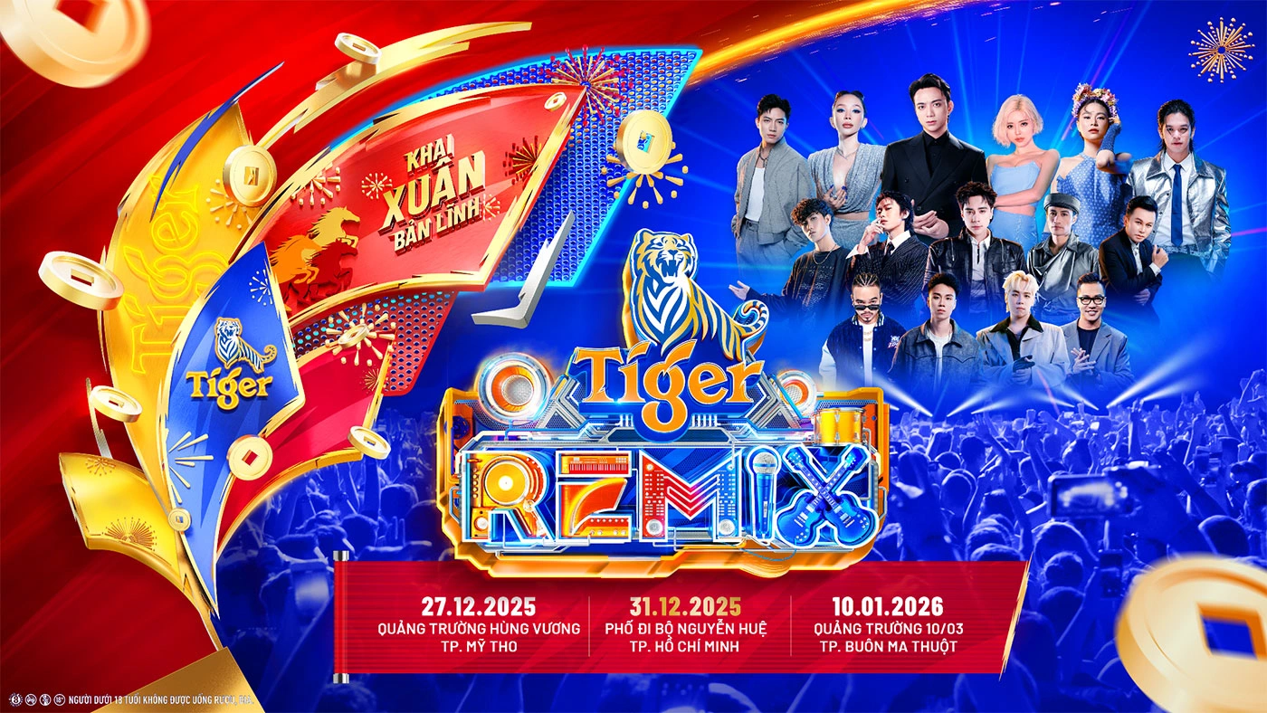 2.1. Đại nhạc hội Tiger Remix 2026