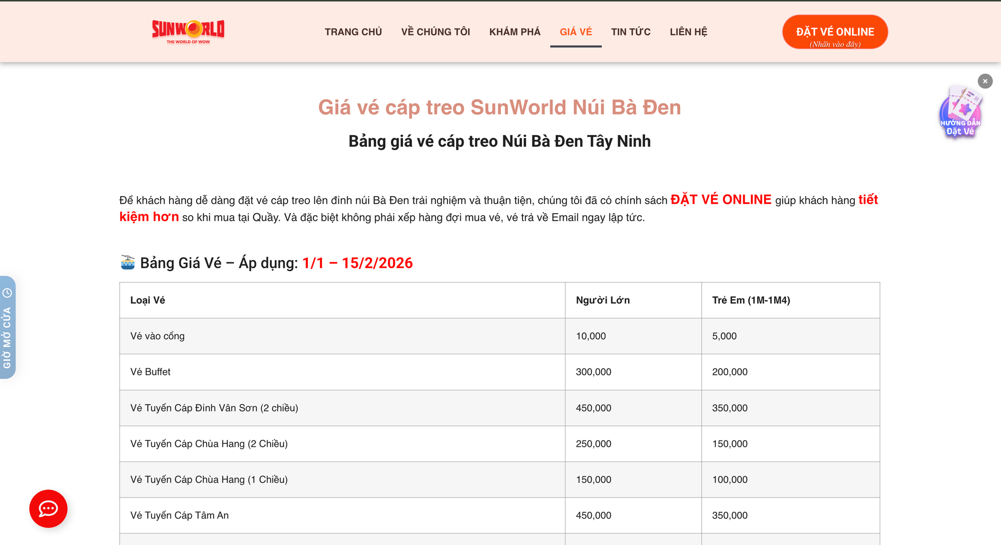 Du khách hoàn toàn có thể đặt vé cáp treo núi Bà Đen qua ứng dụng hoặc website của bên thứ ba