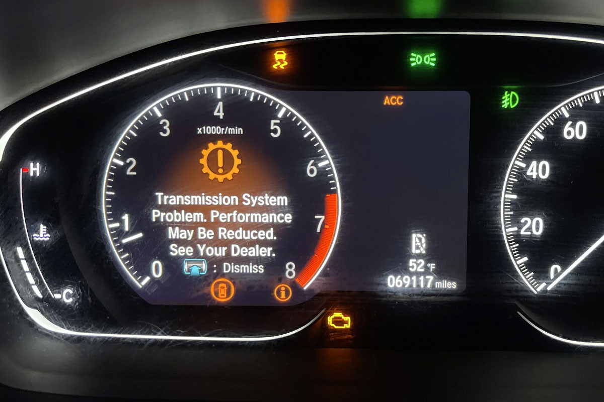 Đèn báo lỗi hộp số (Check Engine/Transmission)