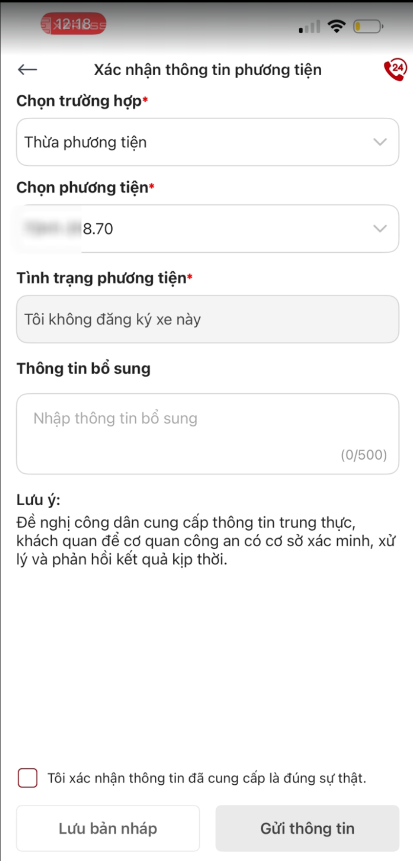 Hướng Dẫn Cách Xóa Xe Đã Bán, Xe Lạ Trên VNeTraffic