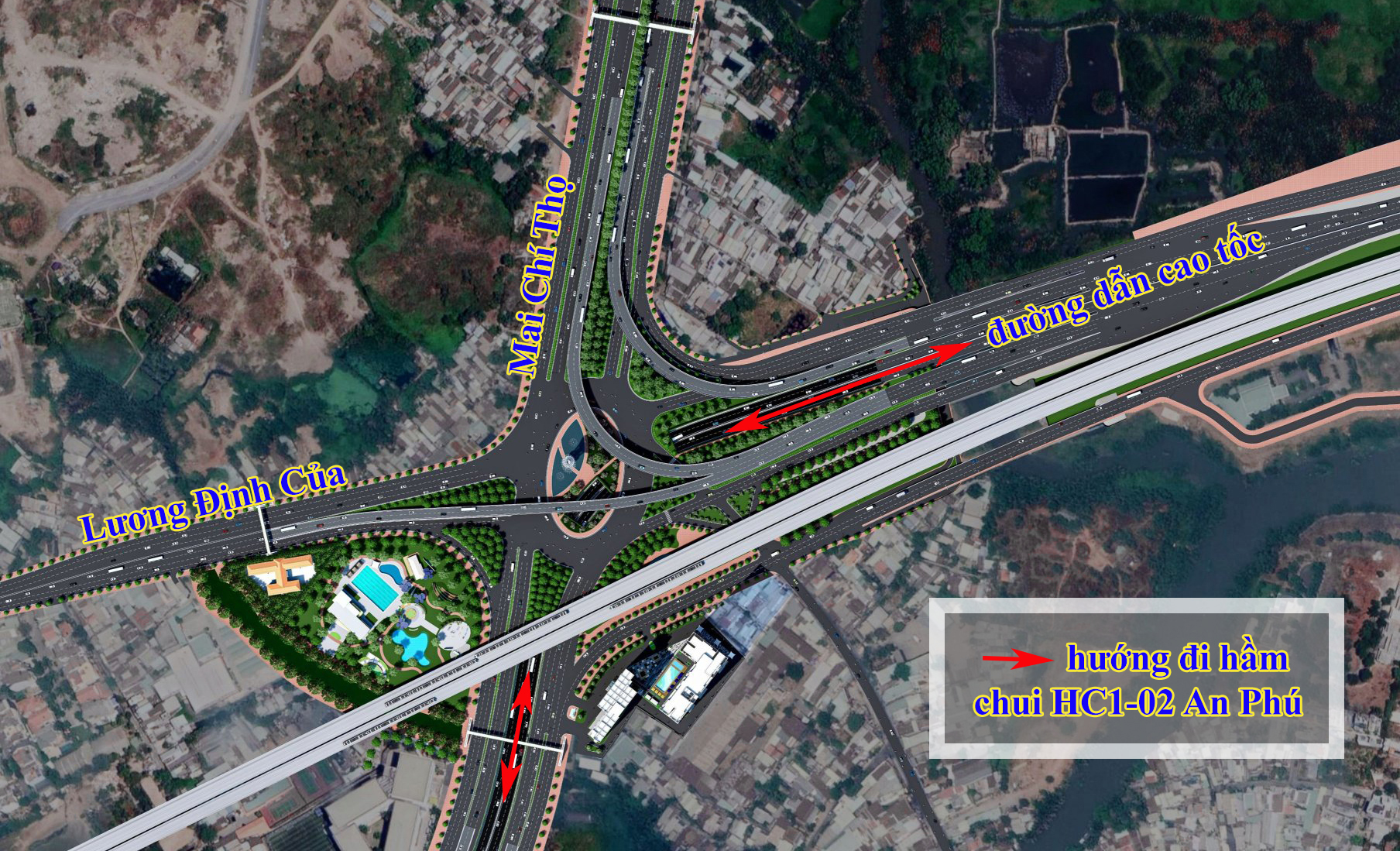 Hướng Dẫn Đi Hầm Chui An Phú Né Kẹt Xe, Vào Cao Tốc Chi Tiết Nhất Cho Tài Xế