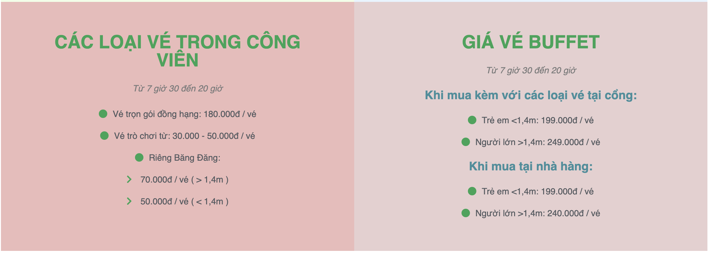 Giá Vé, Trò Chơi & Giờ Mở Cửa Đầm Sen Khô 2026