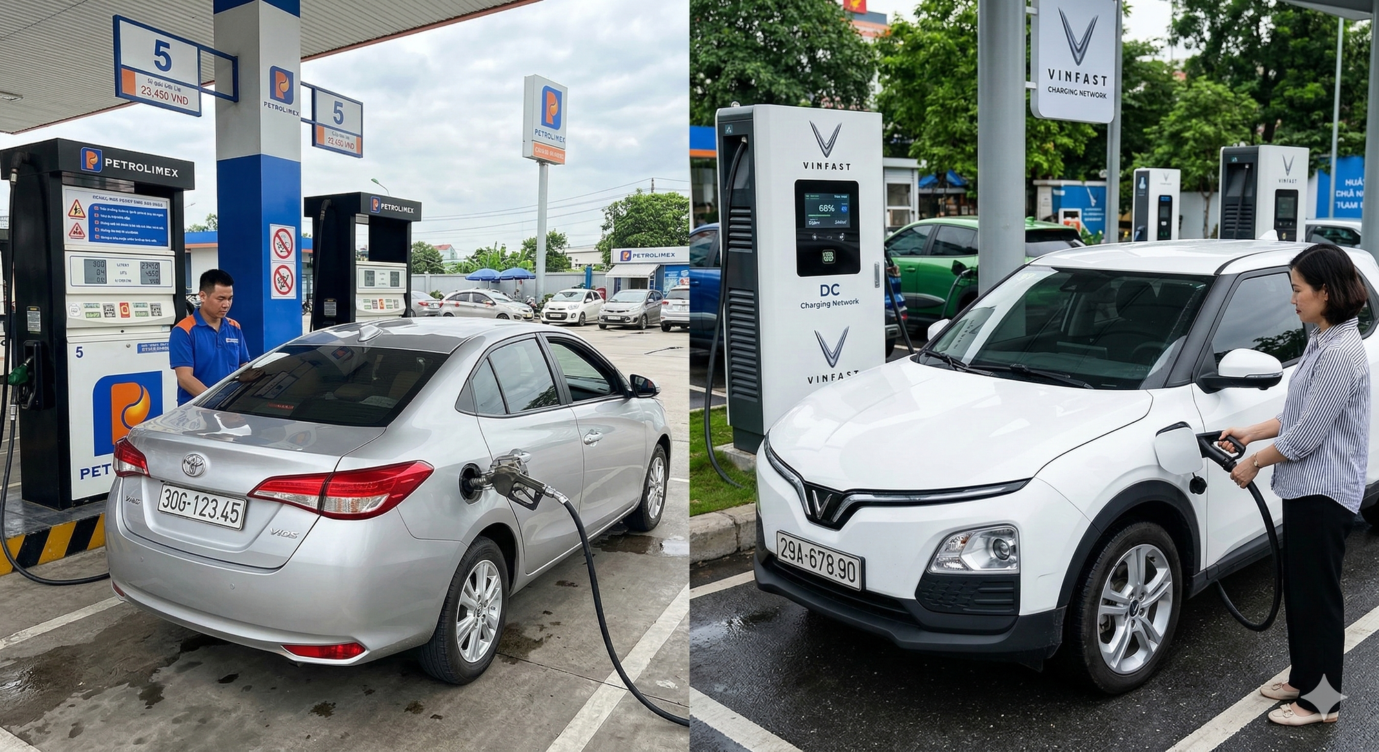 500 - 600 triệu nên mua xe xăng hay xe điện