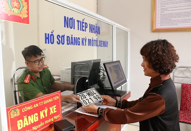 Người mua sẽ được bấm biển số mới hoặc cấp lại biển số định danh đang trống của mình