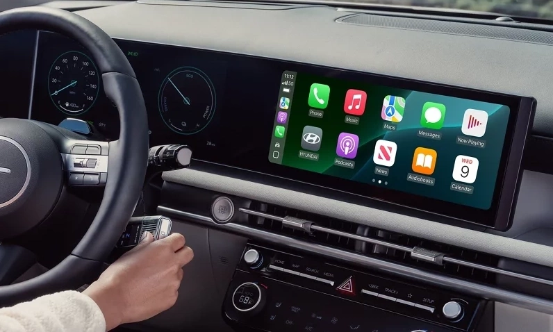 Nội thất khoang lái Hyundai Tucson hybrid đậm chất công nghệ