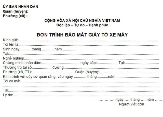 Mất giấy tờ xe ô tô nên xử lý như thế nào?