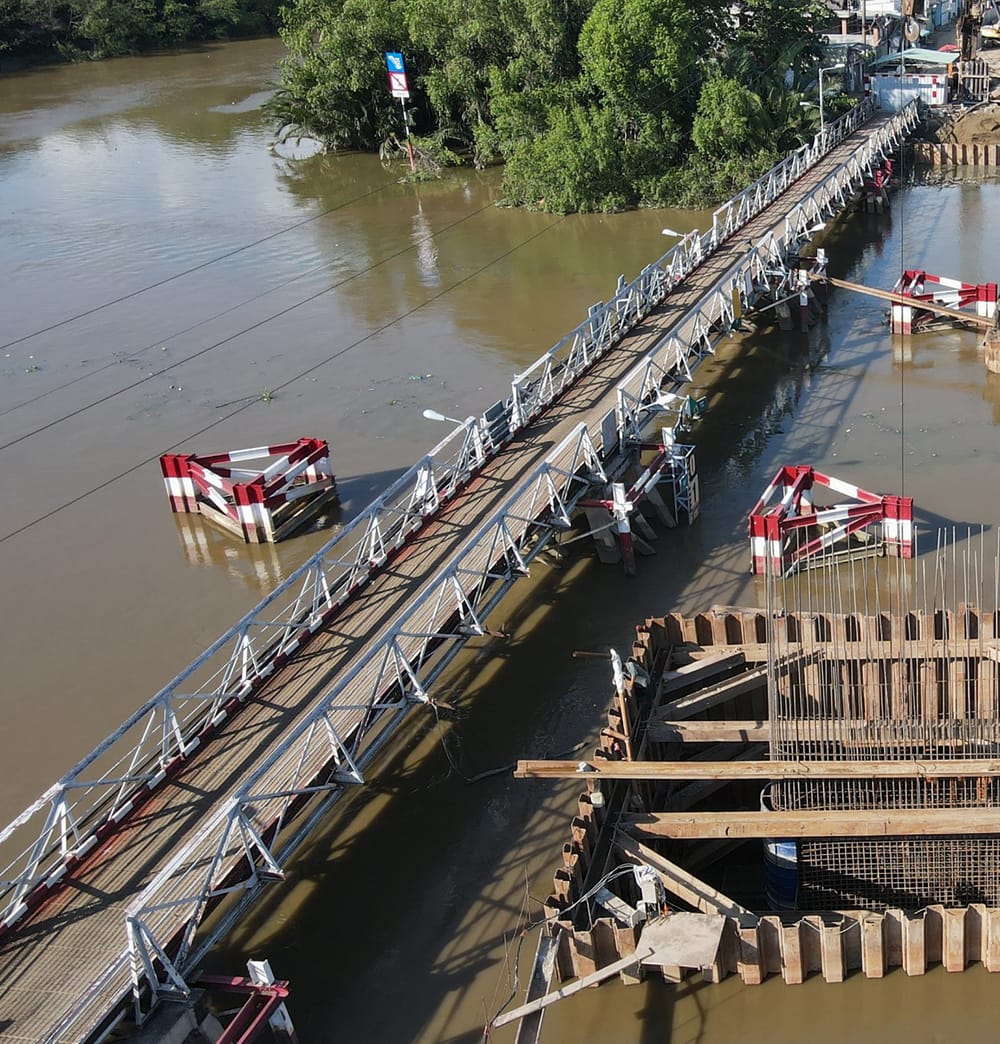 Tháo Dỡ Cầu Sắt Long Kiểng Hơn 50 Năm Tuổi Ở TP.HCM: Thay Mới Bằng Cầu Hiện Đại