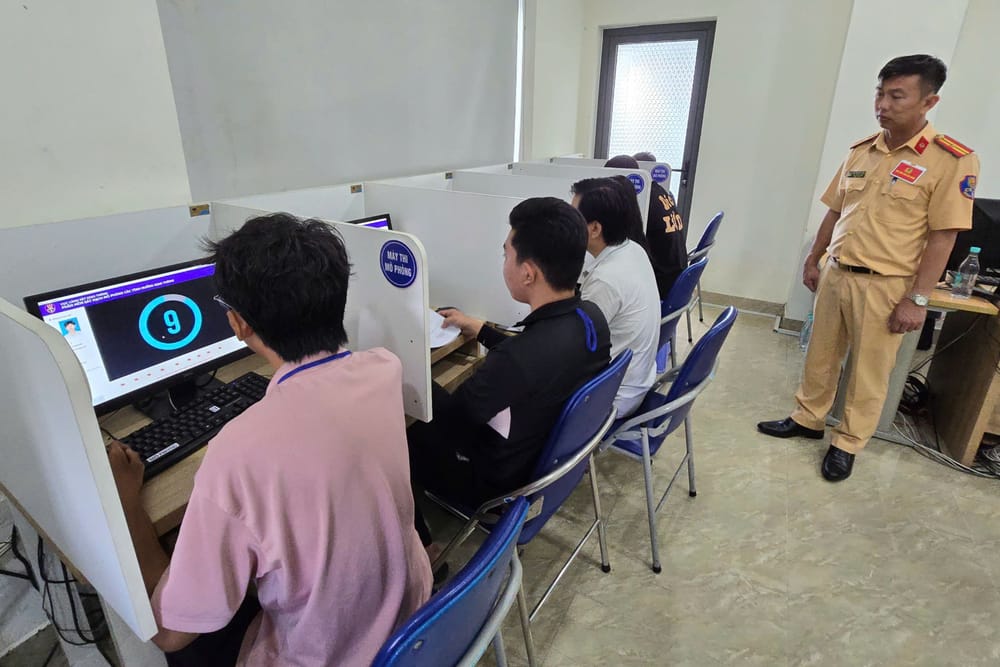 Đỗ sát hạch, nhận bằng lái xe online sau 2 giờ