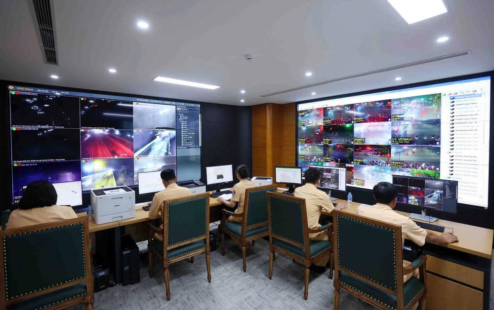 Quy trình vận hành của hệ thống camera AI và đèn tín hiệu giao thông thông minh