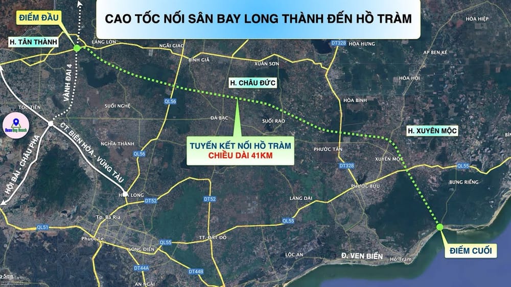 Cao tốc Long Thành - Hồ Tràm hơn 44.000 tỷ: Kết nối sân bay, bứt tốc du lịch biển post image