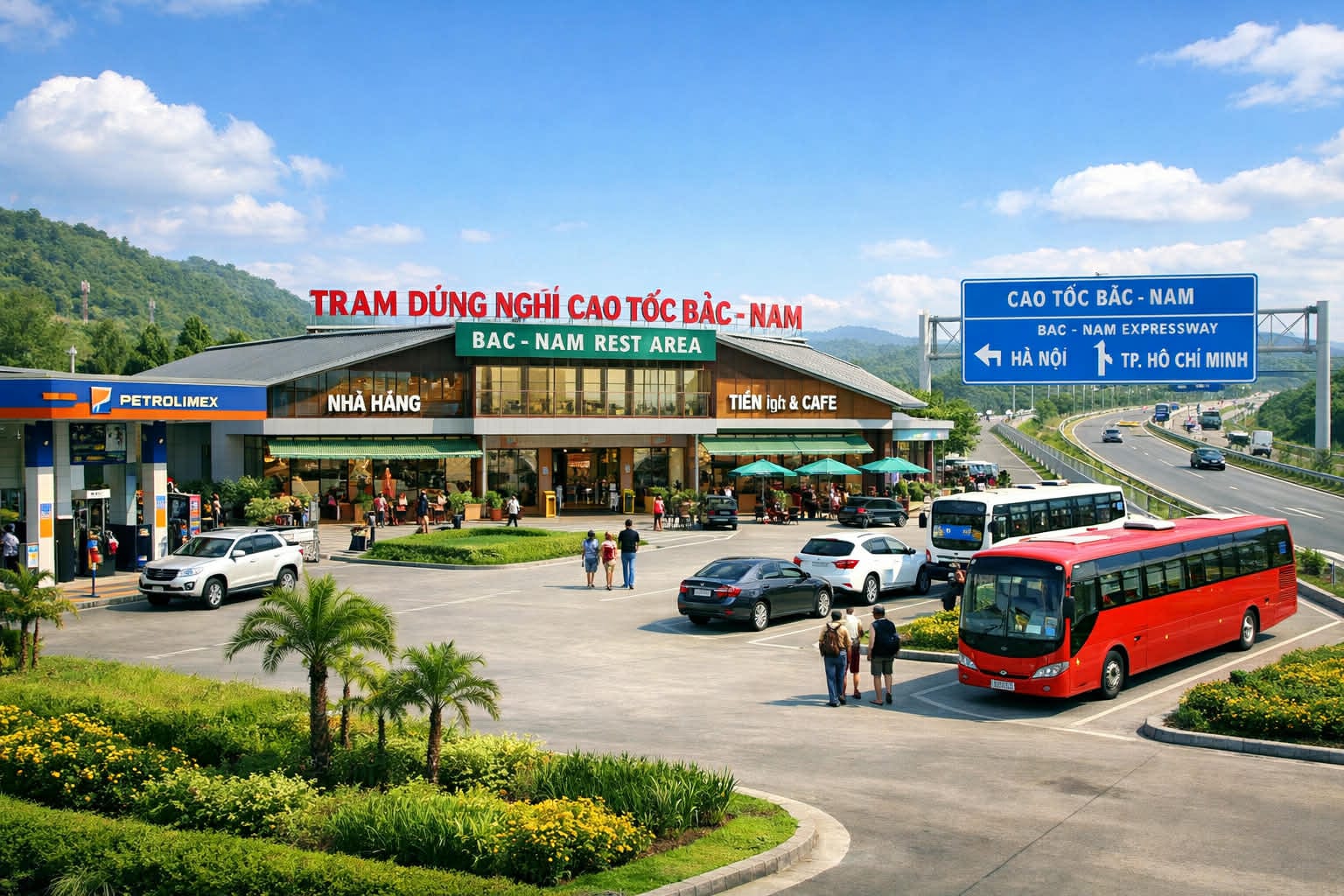 17 trạm dừng nghỉ cao tốc Bắc Nam sắp khai thác trước 31/12