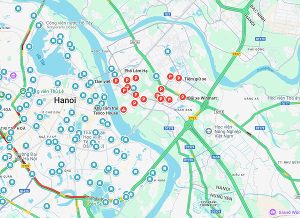 Bãi giữ xe ô tô 24/24 tại Hà Nội